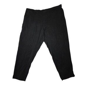 Eileen Fisher Woman Black Tapered‎ Ankle Pants Tencel Pull-On NWT